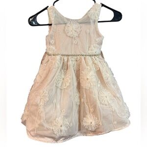 Kensie Girl Ivory Floral Formal Dress